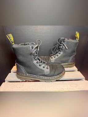 Dr. Martens Black Combs Boot Side Zip - Little Kid Size 13 EUR 31